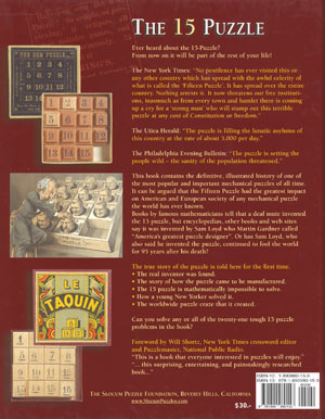 The 15 Puzzle - Back Cover